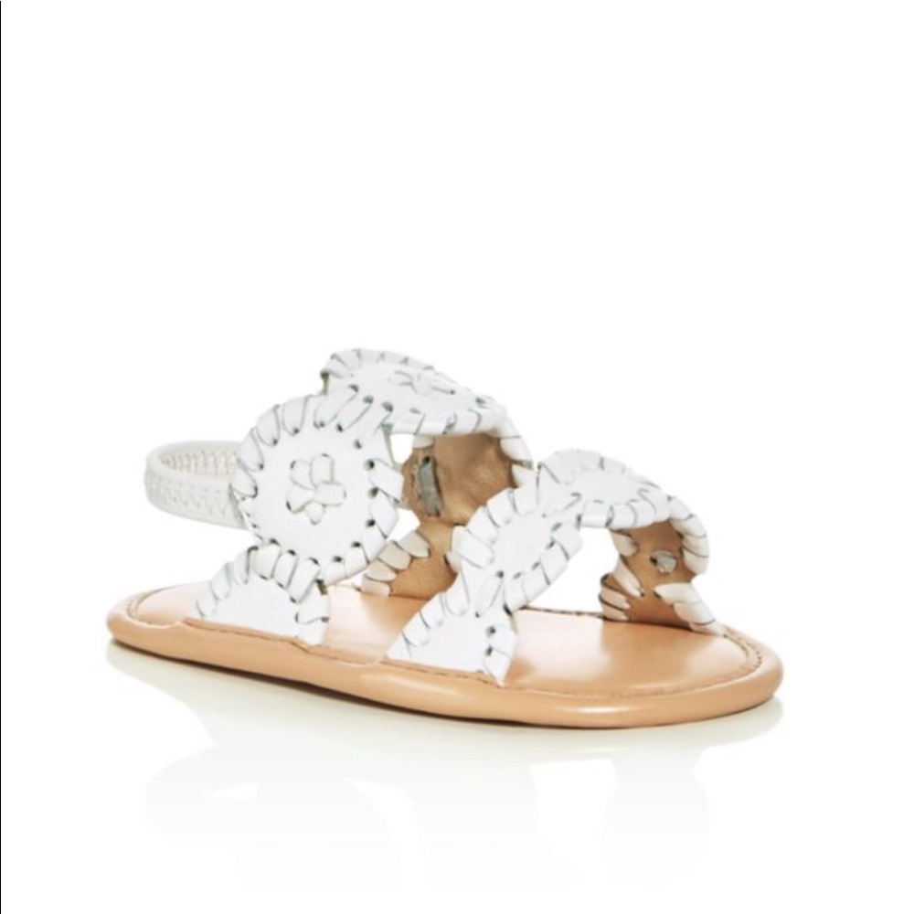 Jack Rogers Medallion Leather Sandals